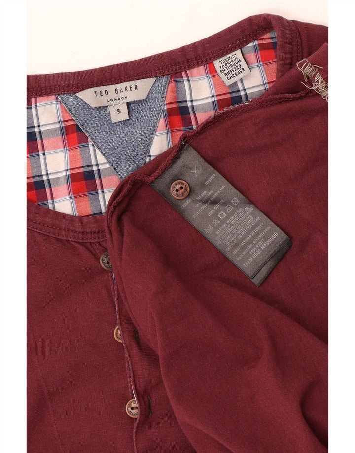 Ted Baker Γυναικείο τοπ μακρυμάνικο νούμερο 5 XL βαμβακερό καφέ