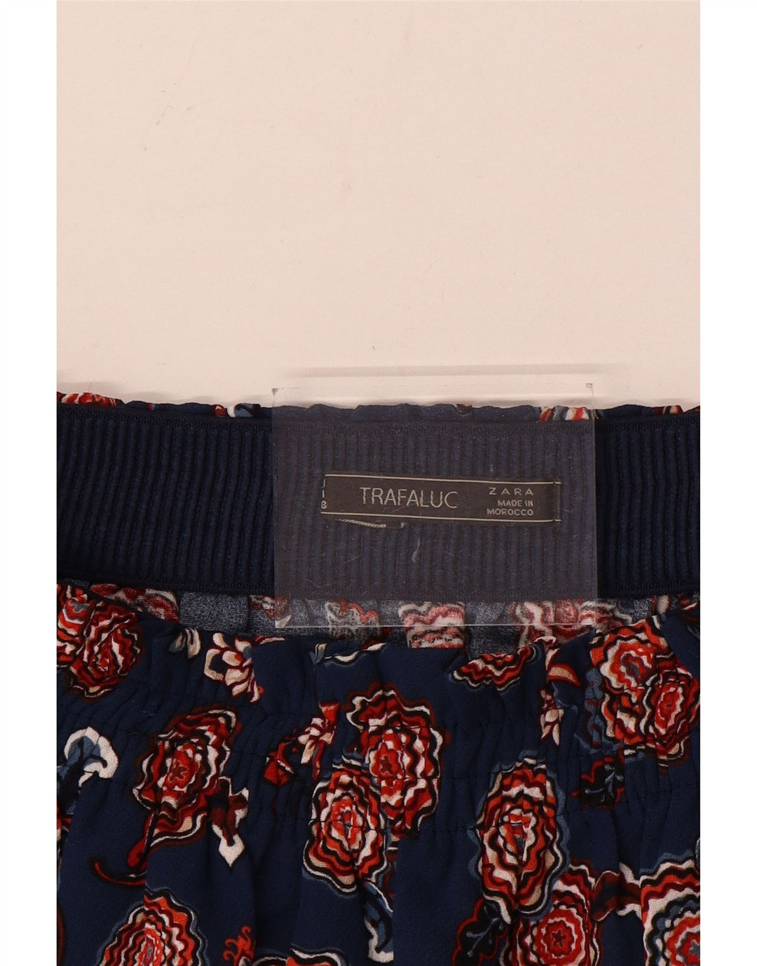 Zara Γυναικεία Μίνι Φούστα Medium W28 Navy Blue Floral