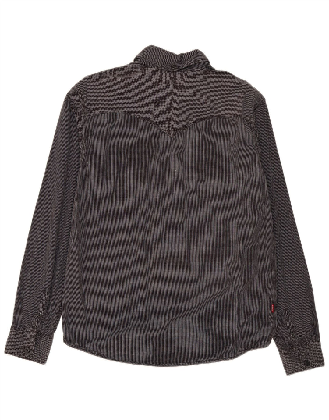Ανδρικό πουκάμισο Levi's Standard Fit, μεσαίο γκρι βαμβακερό