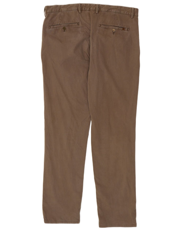 Ανδρικό Massimo Dutti Casual Fit Slim παντελόνι Chino EU 46 XL W36 L31 Beige