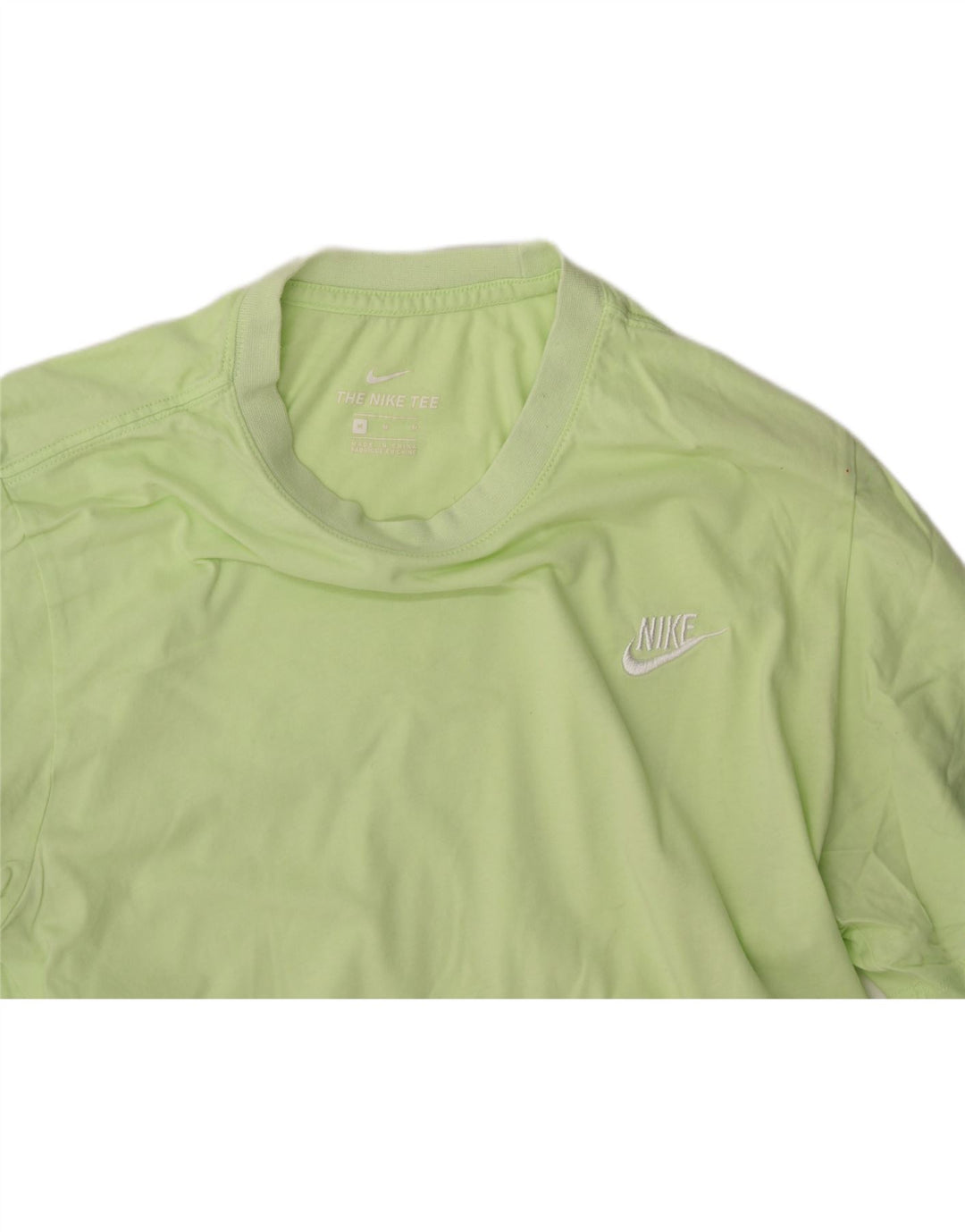 NIKE Mens T-Shirt Top Medium Green Vintage Nike and Second-Hand Nike from Messina Hembry 