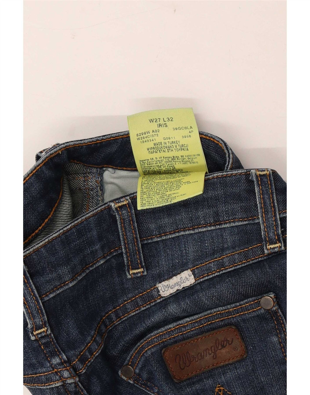 Wrangler Γυναικείο Iris Bootcut Jeans W27 L32 Navy Blue Cotton