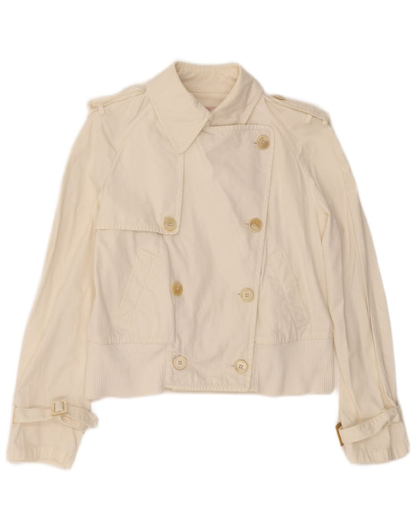Κόκκινο Valentino Γυναικείο Crop Military Jacket IT 42 Medium Off White