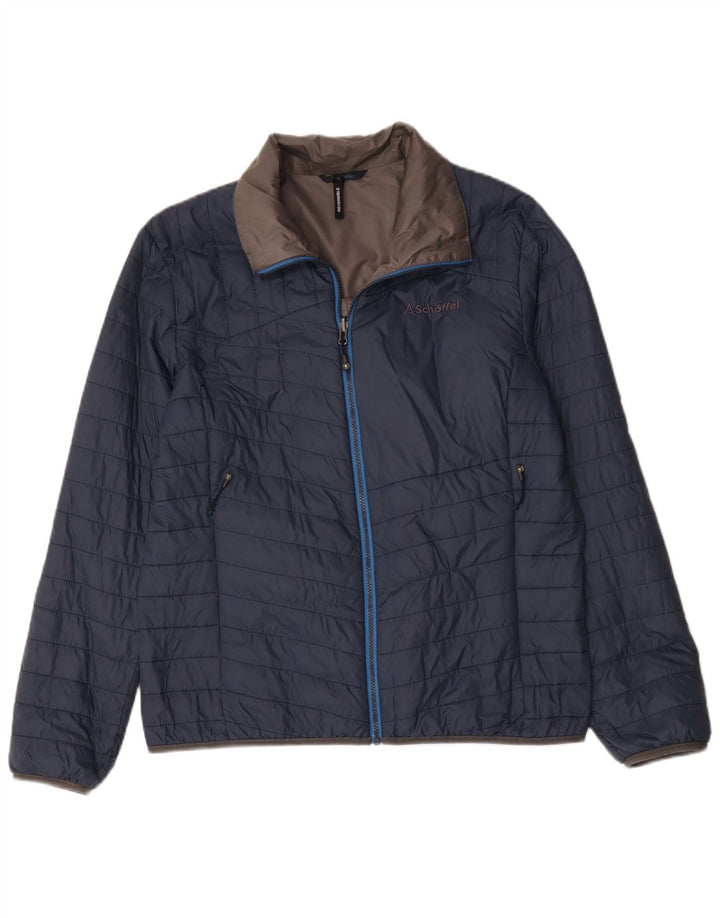 Schoffel Ανδρικό μπουφάν με επένδυση UK 44 2XL Navy Blue Polyamide