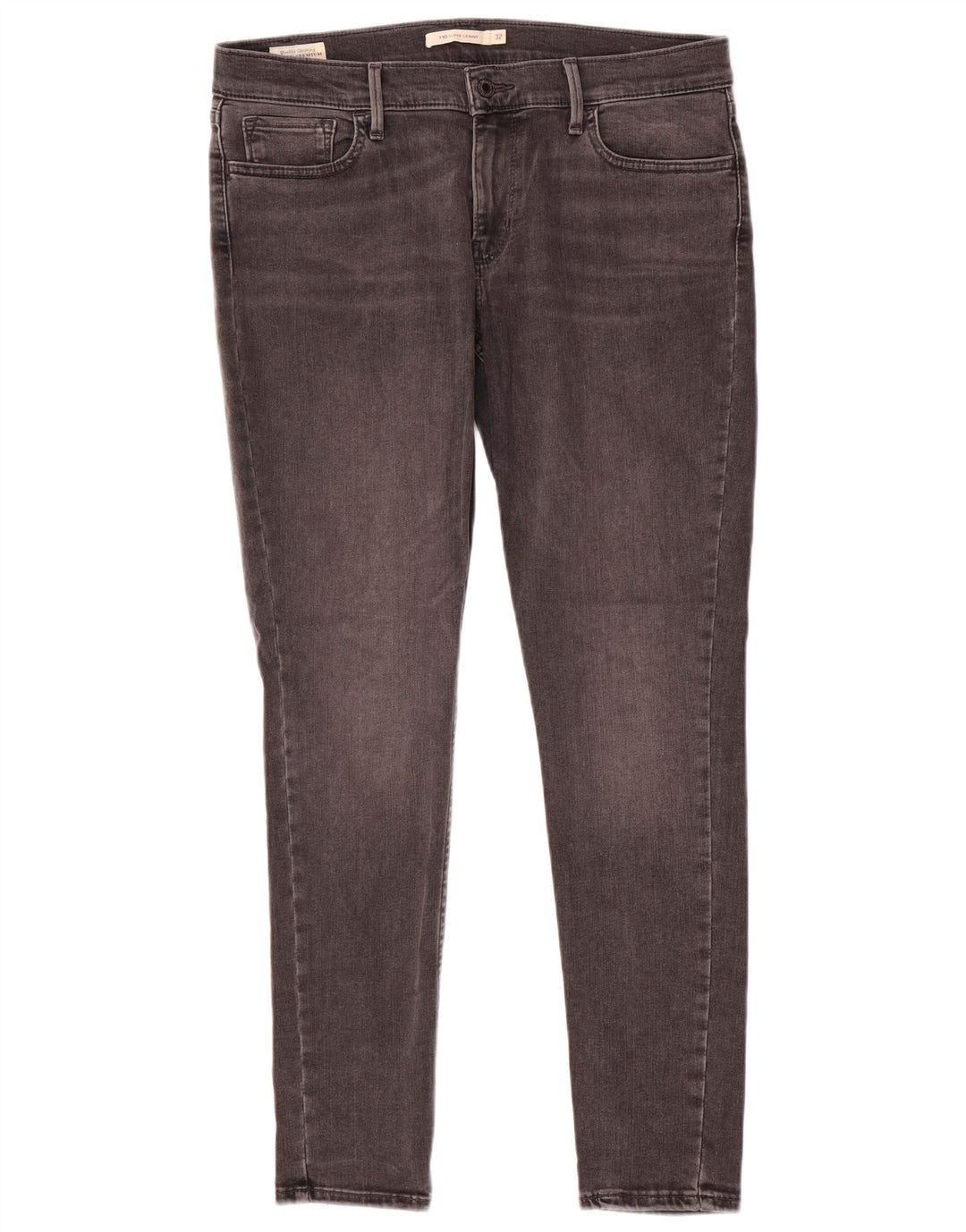 LEVI'S Γυναικείο 710 Super Skinny Jeans W32 L30 Γκρι βαμβακερό