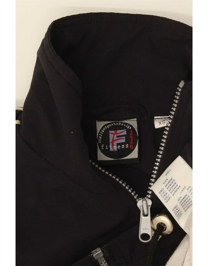 Lotto Mens Loose Fit αθλητική φόρμα Top Jacket XS Μαύρο Πολυεστέρα