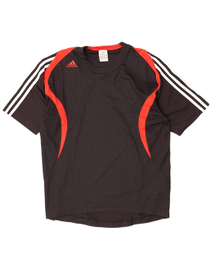 Ανδρικό T-Shirt Adidas Top Small Black Colourblock Polyester