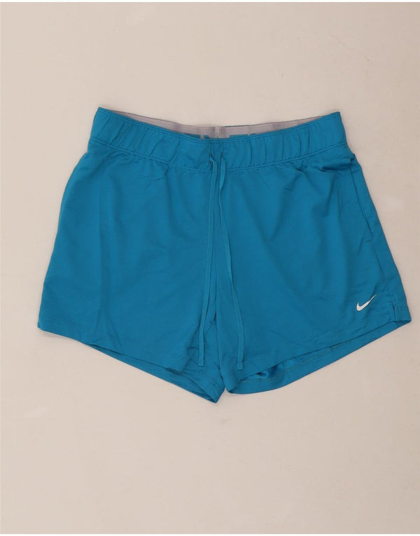 Γυναικείο αθλητικό σορτς NIKE Dri Fit UK 10 Small Blue Polyester