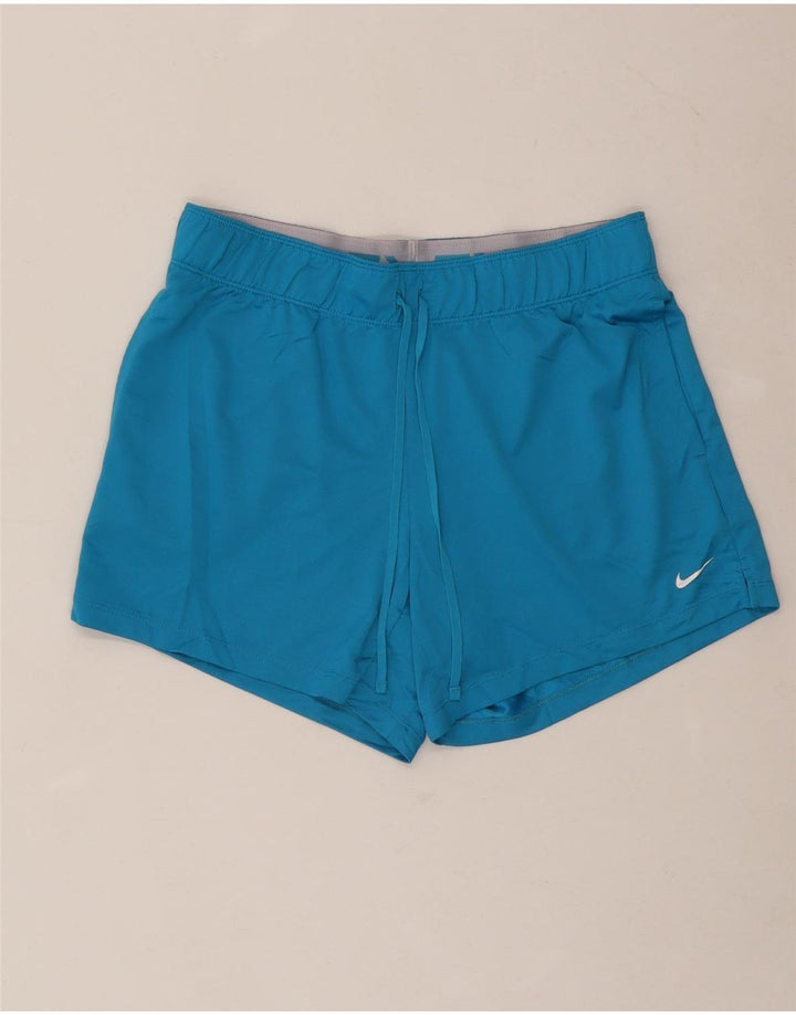 Γυναικείο αθλητικό σορτς NIKE Dri Fit UK 10 Small Blue Polyester