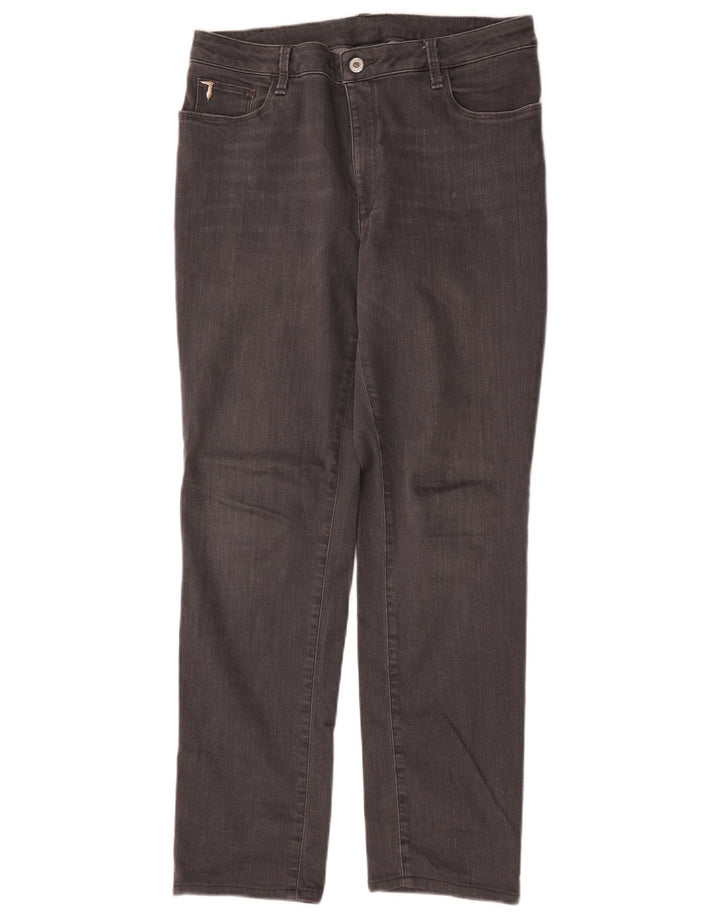 Γυναικείο τζιν Trussardi ίσιο W36 L29 Γκρι βαμβακερό