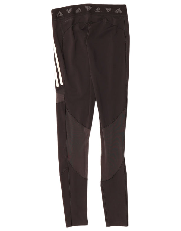 Γυναικεία γραφικά κολάν ADIDAS Aeroready UK 12 Medium Black