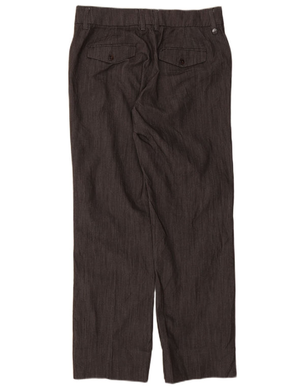 Lee Γυναικείο ίσιο casual παντελόνι US 8 Medium W30 L29 Γκρι βαμβακερό