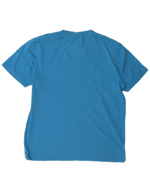 Crew Clothing Mens T-Shirt Top XL Blue Cotton