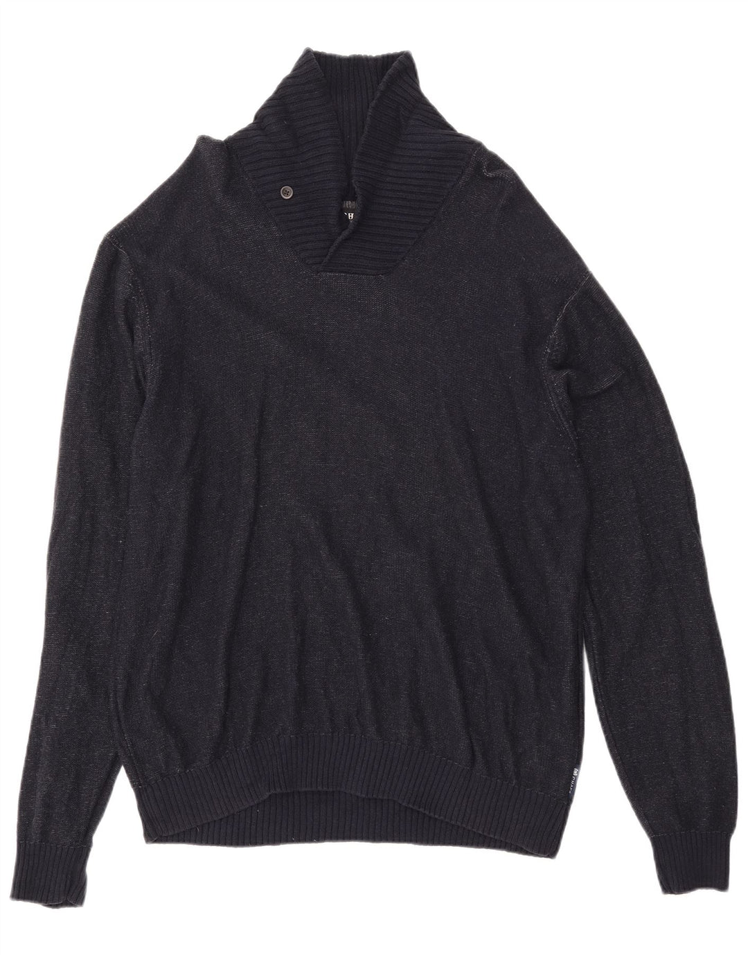 CHAPS Ανδρικό πουλόβερ με λαιμόκοψη XL Navy Blue Flecked