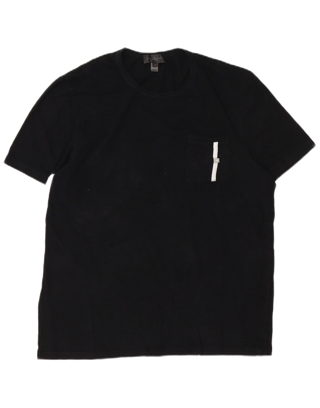 Ανδρικό T-Shirt Richmond Top IT 52 μεγάλο μαύρο βαμβακερό