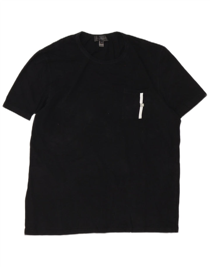 Ανδρικό T-Shirt Richmond Top IT 52 μεγάλο μαύρο βαμβακερό