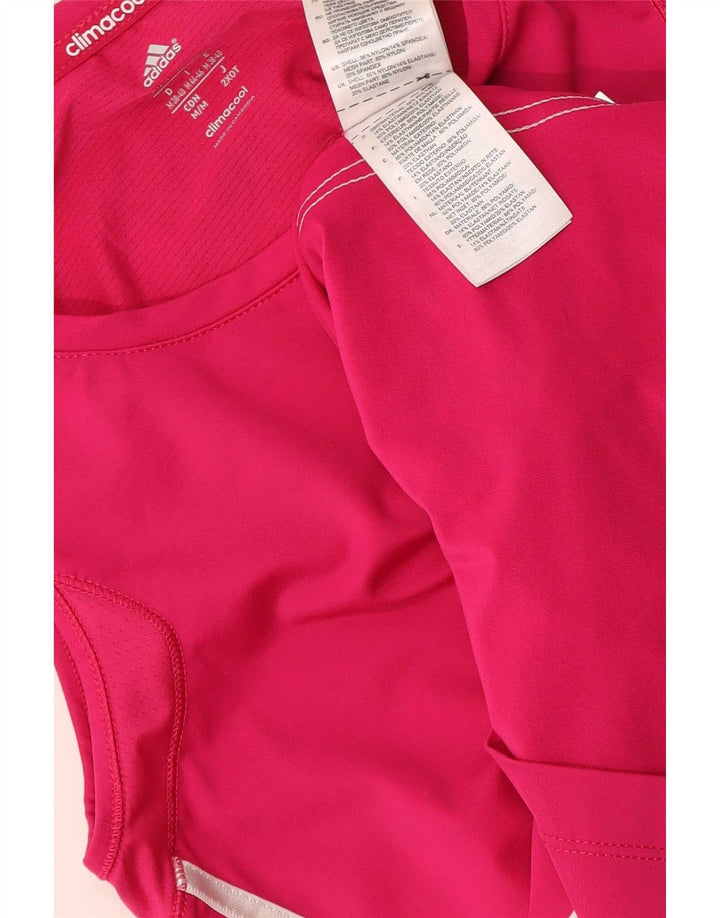 Adidas Γυναικείο γιλέκο Climacool Top UK 12/14 Medium Pink Polyamide