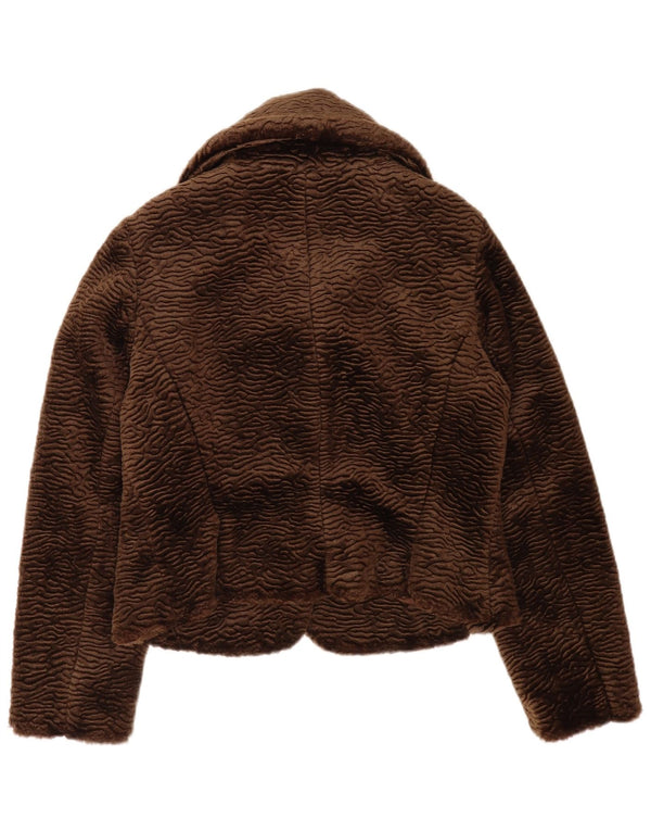 Γυναικείο Μπουφάν Berkertex Faux Fur UK 14 Large Brown Acrylic