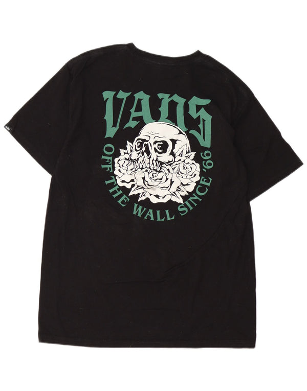 Γραφικό T-Shirt Ανδρικό VANS Classic Fit Top Μεσαίο μαύρο βαμβακερό