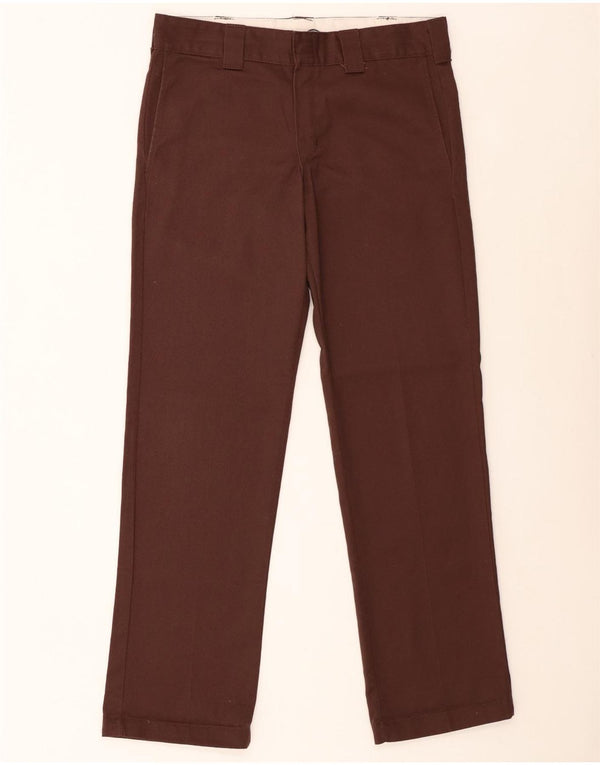 Dickies Mens Straight Chino Trousers W32 L31 Brown