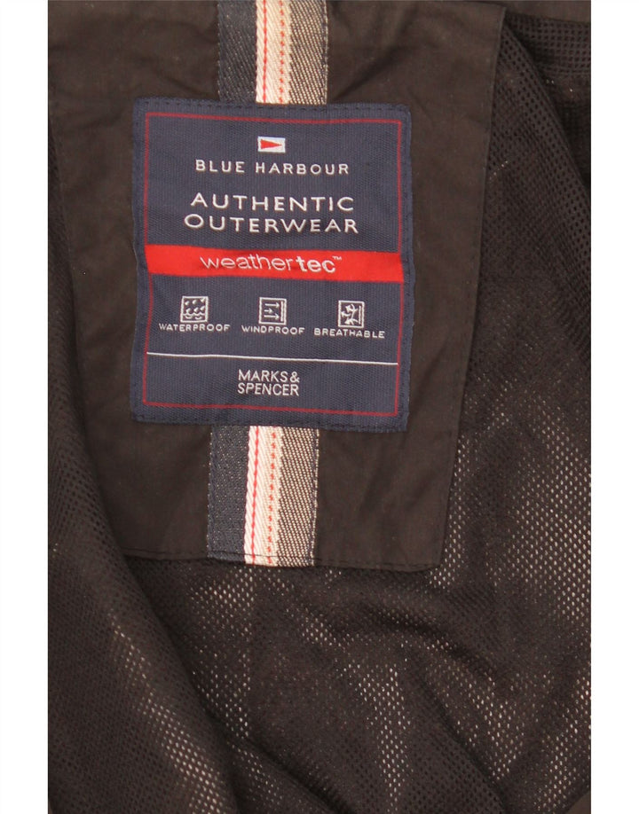 Marks & Spencer Ανδρικό Μπουφάν βροχής με κουκούλα UK 42 XL Μαύρο