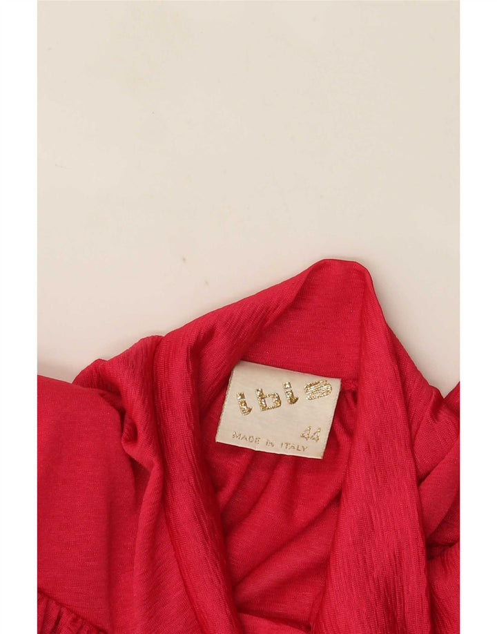 Vintage Γυναικείο πουκάμισο Loose Fit Μπλούζα IT 44 Medium Pink