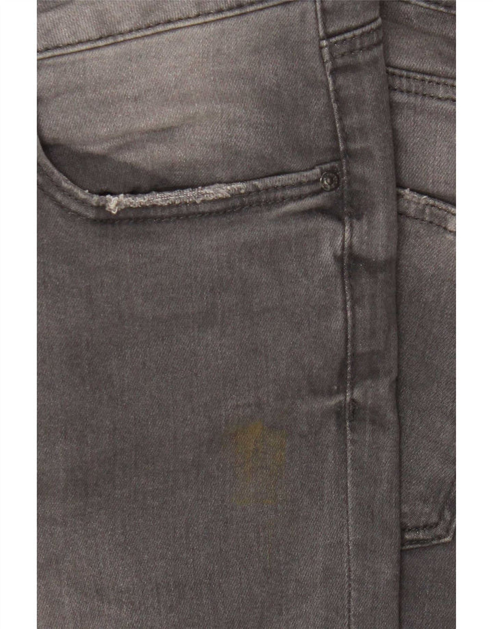 Zara Γυναικείο Cropped Jeans EU 40 Medium W30 L25 Γκρι βαμβακερό