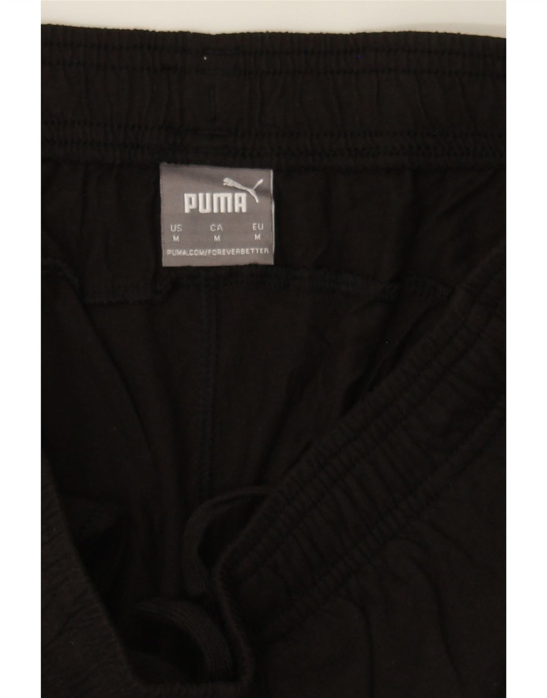 PUMA Mens Graphic Sport Shorts Medium  Black Cotton Vintage Puma and Second-Hand Puma from Messina Hembry 