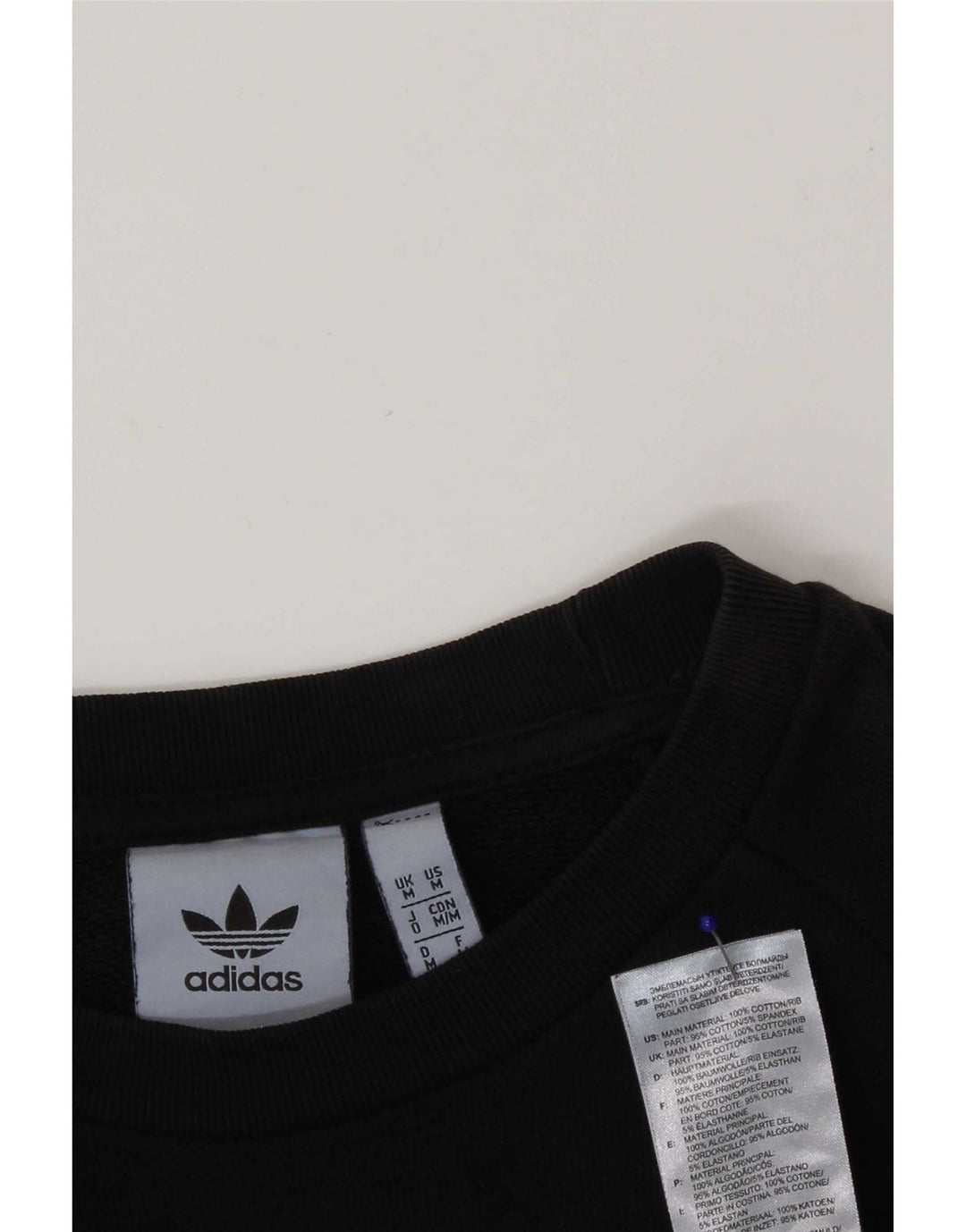 Ανδρικό φούτερ Adidas Jumper Μεσαίο μαύρο βαμβακερό