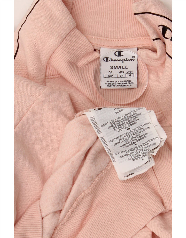 Champion γυναικεία υπερμεγέθη γραφική φούτερ Jumper UK 10 Small Pink Cotton