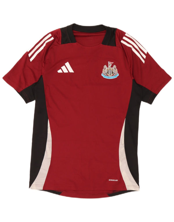 Adidas Ανδρικό γραφικό μπλουζάκι Newcastle United Top Small Maroon Colourblock