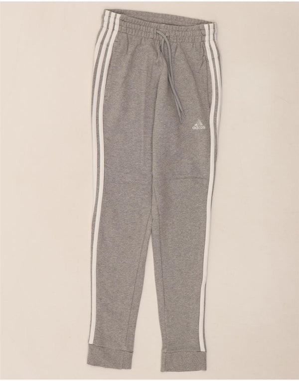 Γυναικεία αθλητική φόρμα Adidas Παντελόνι Joggers UK 4/6 XS Γκρι βαμβακερό