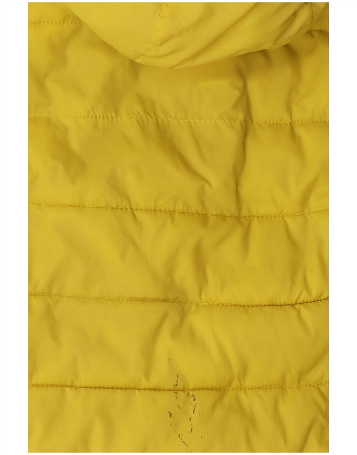Superdry γυναικείο μπουφάν με κουκούλα UK 10 Small Yellow Polyester