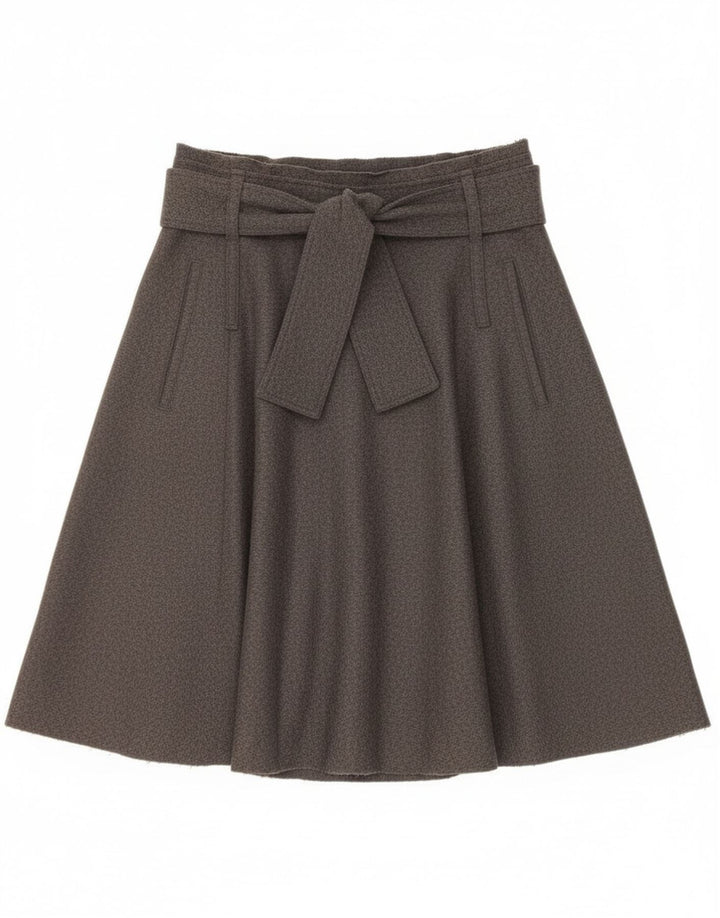 Henry Cottons Γυναικεία φούστα σε γραμμή Α IT 42 Medium W28 Γκρι μαλλί