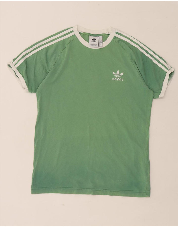 Ανδρικό T-Shirt ADIDAS Top Μεσαίο πράσινο βαμβακερό