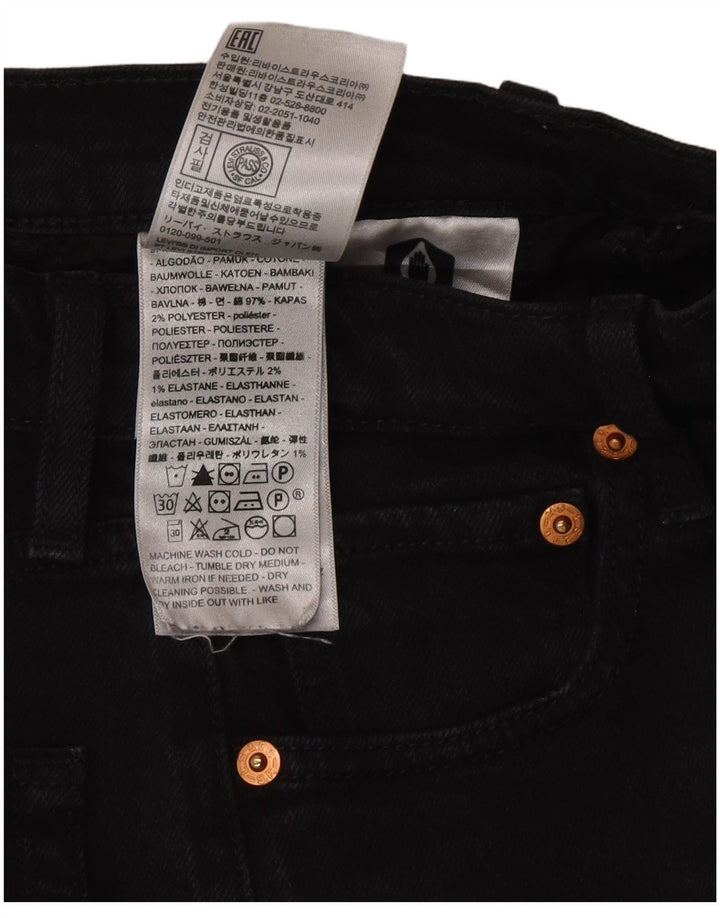 Γυναικείο Levi's Ribcage Straight Jeans W26 L29 Γκρι βαμβακερό