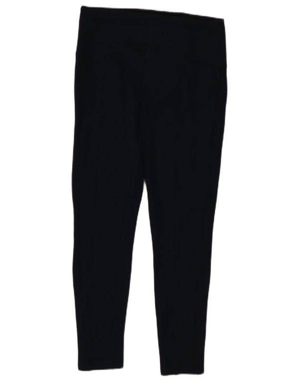 Marks & Spencer Γυναικεία κολάν Crop UK 12 Medium Navy Blue Viscose