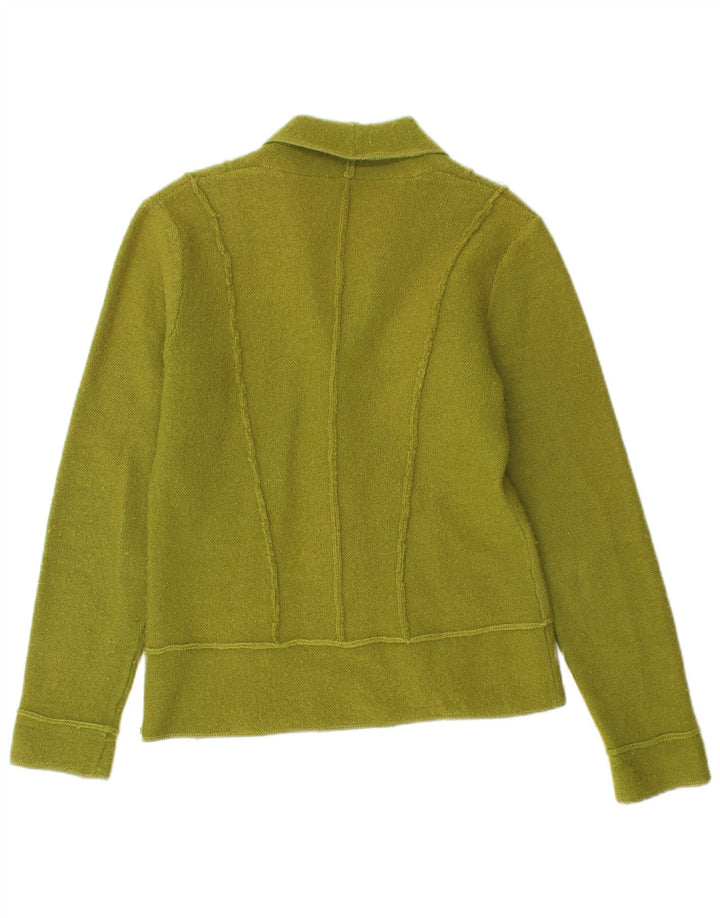 Hobbs Γυναικείο σακάκι blazer 4 κουμπιών UK 10 Small Green Merino Wool