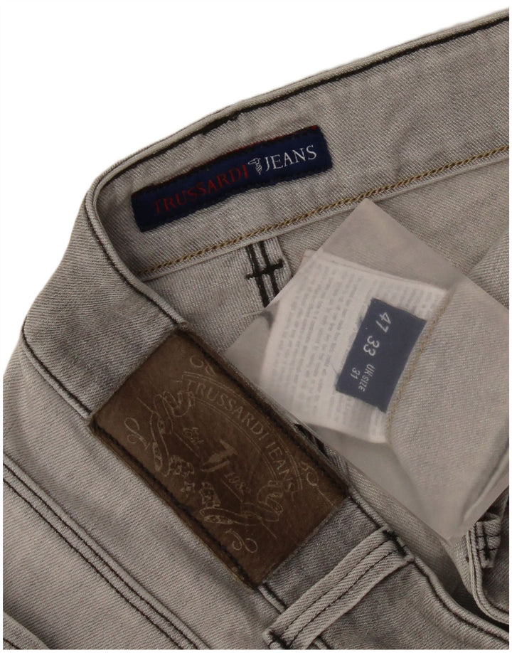 Ανδρικό τζιν Trussardi Slim W31 L33 Γκρι βαμβακερό