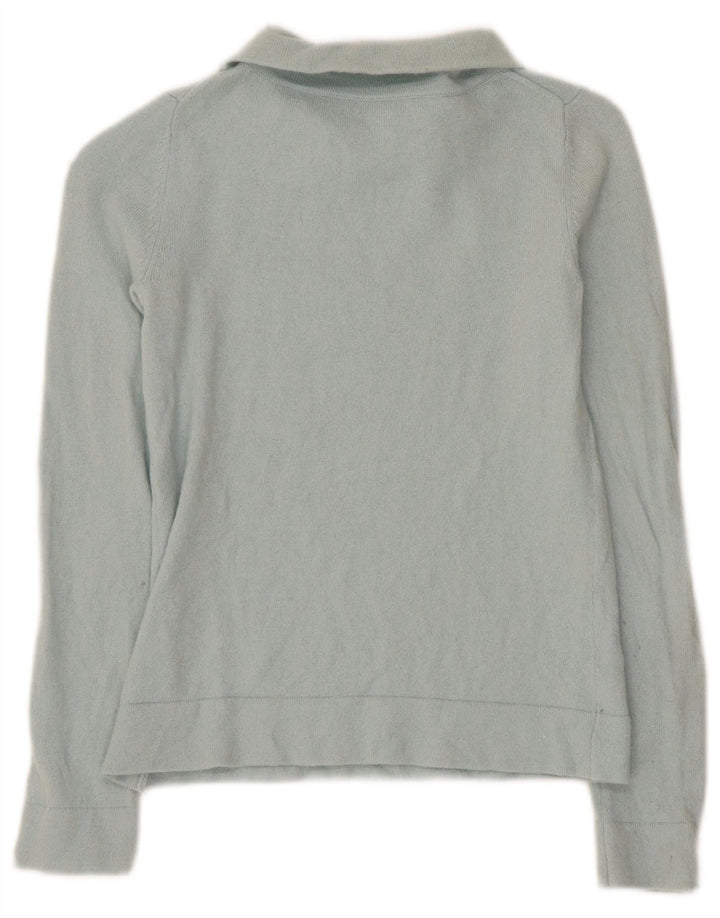 Γυναικείο πουλόβερ Hobbs Crop Roll Neck Jumper UK 4 XS Blue Wool