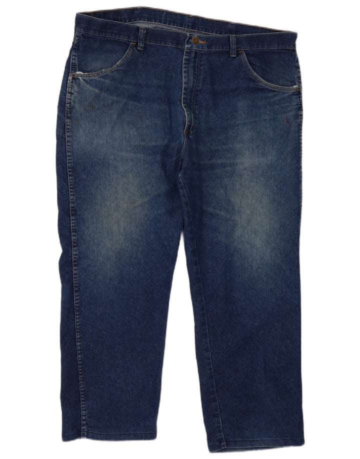 Γυναικείο τζιν Wrangler Regular Fit ίσιο W40 L29 Μπλε βαμβακερό