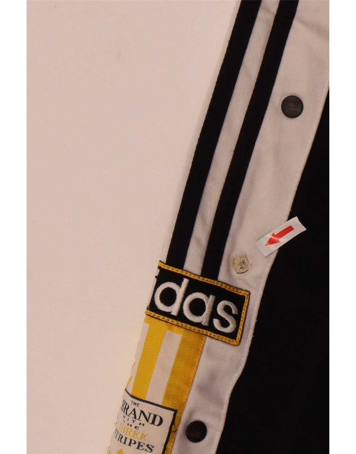 Ανδρική φόρμα αθλητικής φόρμας Adidas γραφικά, μεσαίο μαύρο χρώμα, πολυεστέρας