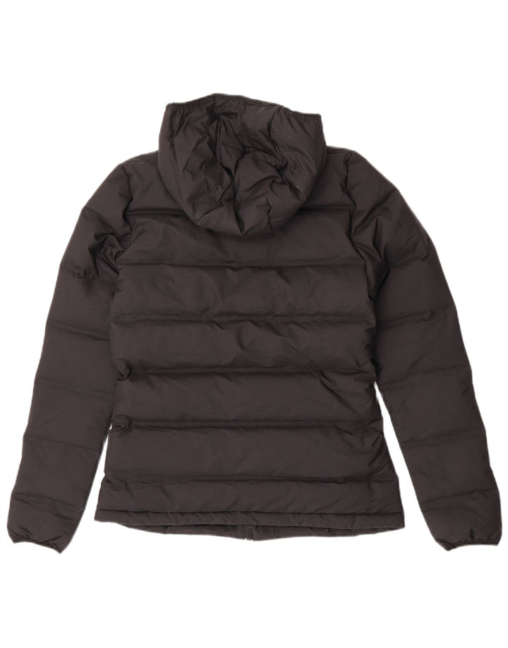 Γυναικείο μπουφάν με κουκούλα Adidas UK 4/6 XS Μαύρο Πολυεστέρας