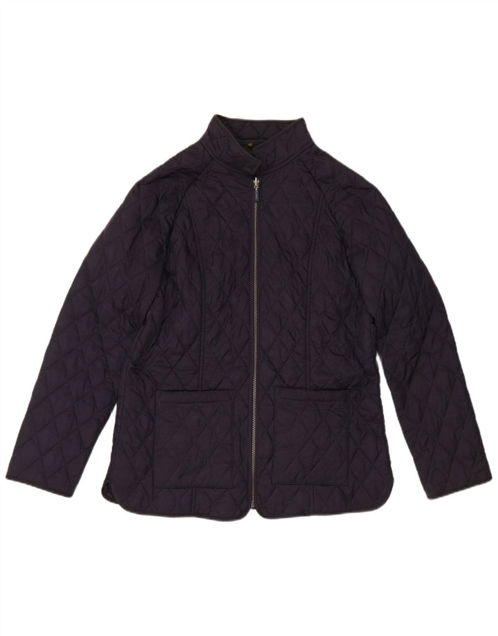 Γυναικείο καπιτονέ μπουφάν BARBOUR UK 14 Large Navy Blue Polyamide