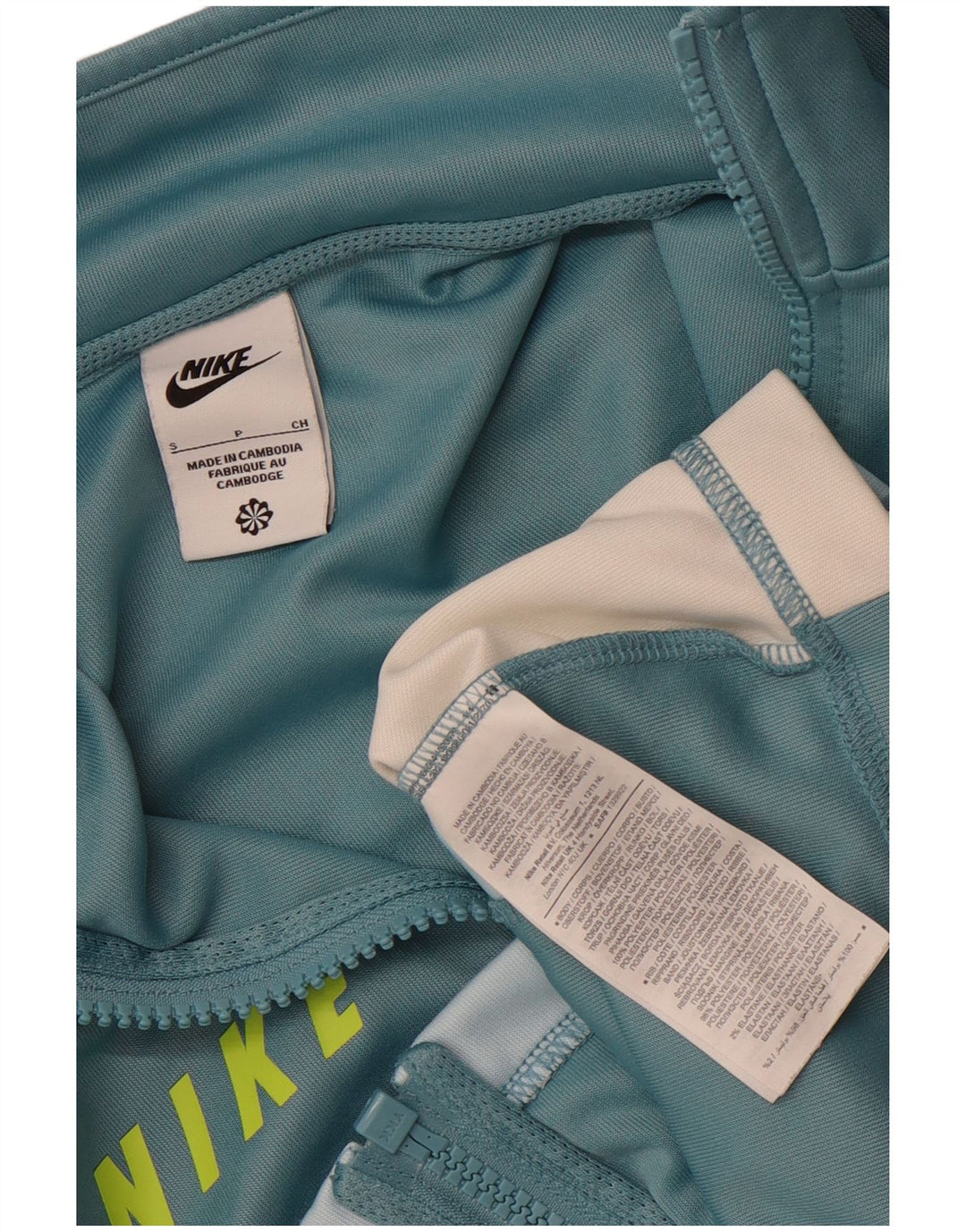 Γυναικεία φόρμα φόρμας Nike Oversized γραφικά Μπουφάν UK 10 Small Blue
