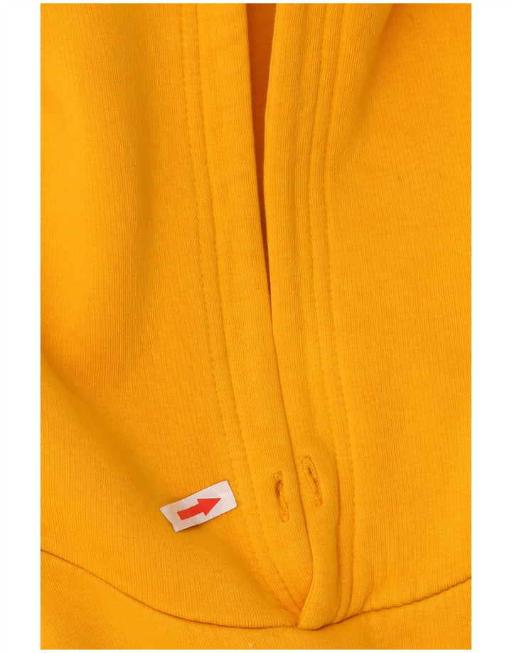Ανδρικό Champion Graphic Hoodie Jumper από μεσαίο κίτρινο βαμβάκι