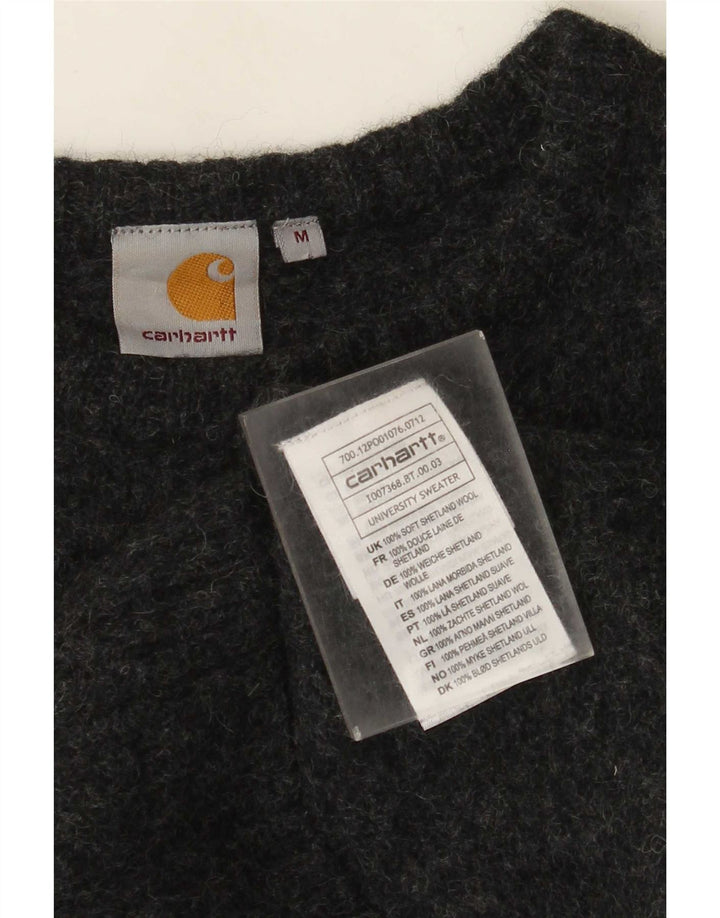 Πουλόβερ Carhartt Boys Crew Neck Jumper 7-8 Years Medium Grey Wool