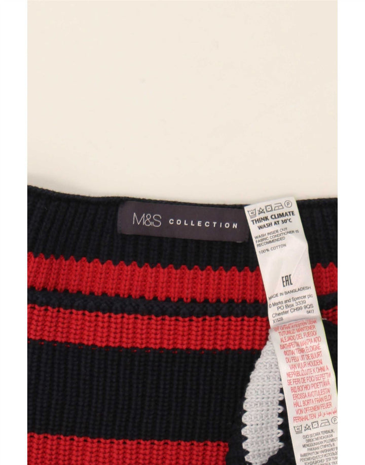 Marks & Spencer Γυναικείο πουλόβερ με λαιμόκαυστο UK 14 μεσαίο πολύχρωμο