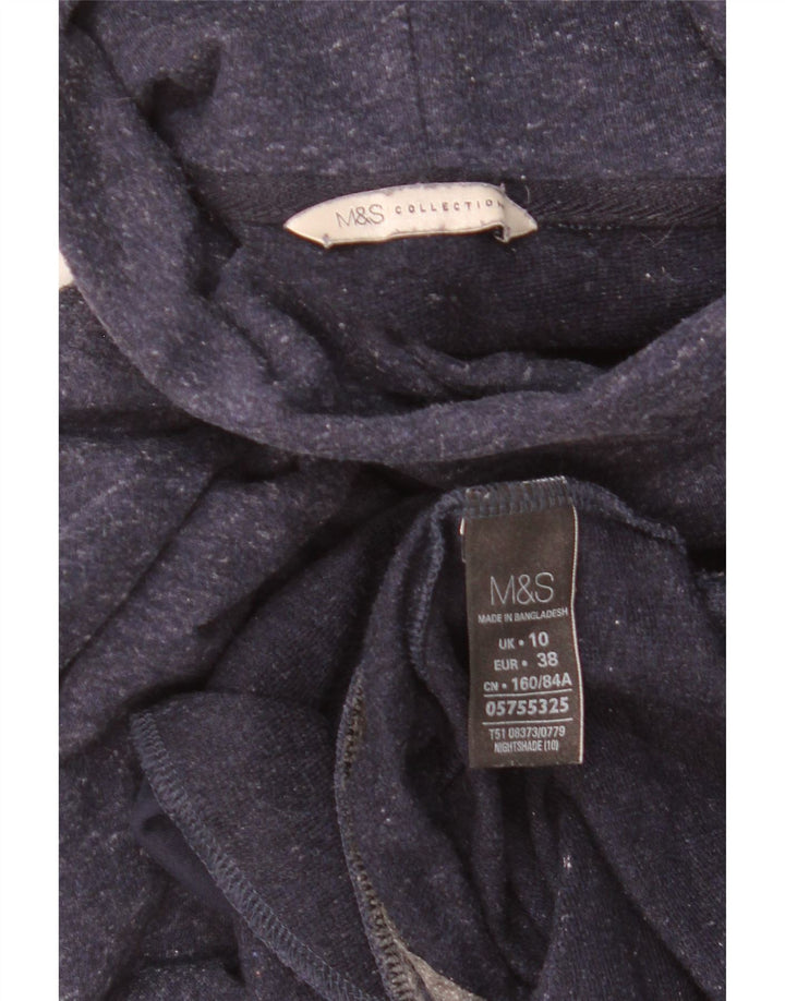 Marks & Spencer Γυναικεία φούτερ Jumper UK 10 Small Navy Blue Flecked