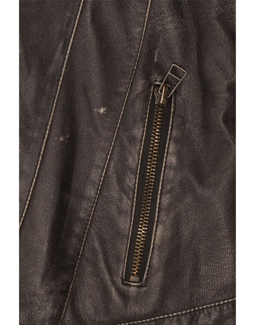 Vintage Ανδρικό Δερμάτινο Μπουφάν UK 42 XL Μαύρο Δερμάτινο